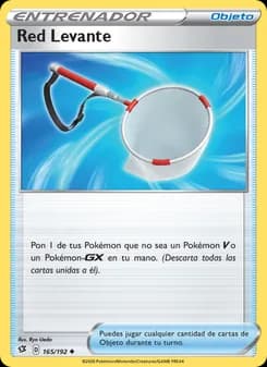 Red Levante card in Spanish