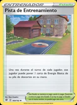 Pista de Entrenamiento card in Spanish