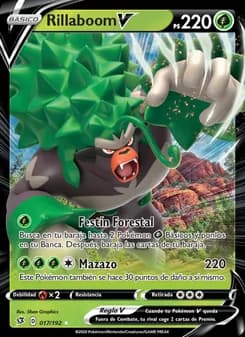 Rillaboom V card in Spanish