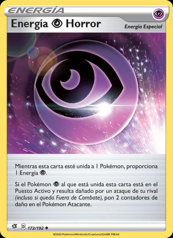 Energía Psychic Horror card in Spanish
