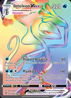 Inteleon VMAX card in Spanish
