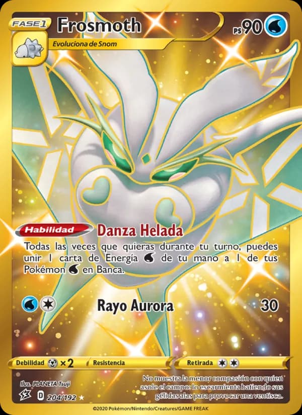 Frosmoth card in Spanish