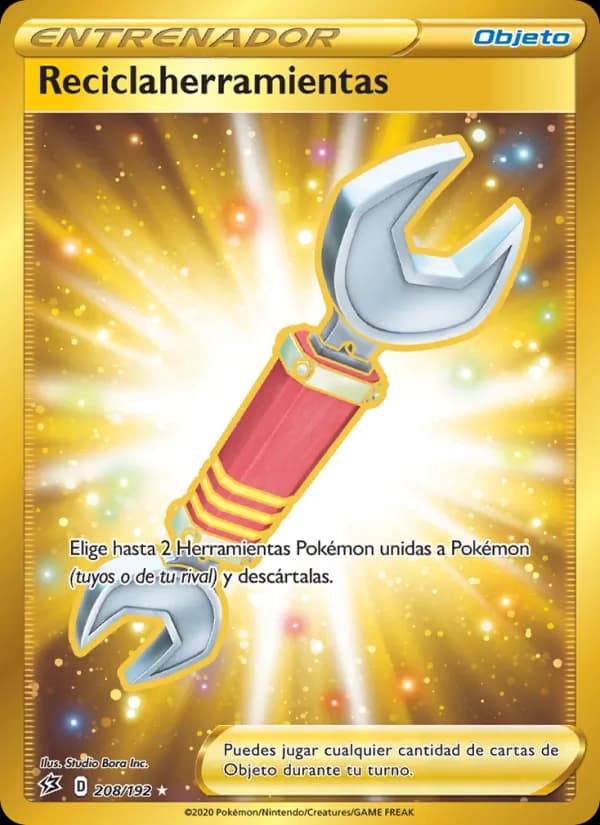 Reciclaherramientas card in Spanish