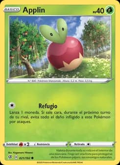 Applin card in Spanish