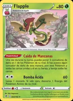 Flapple card in Spanish