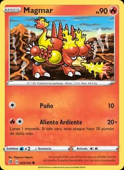 Magmar card in Spanish