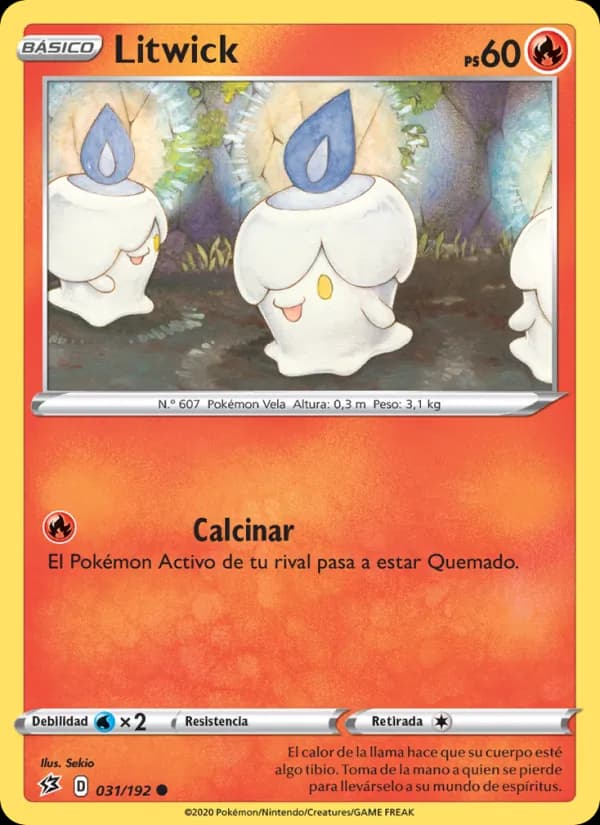 Litwick card in Spanish