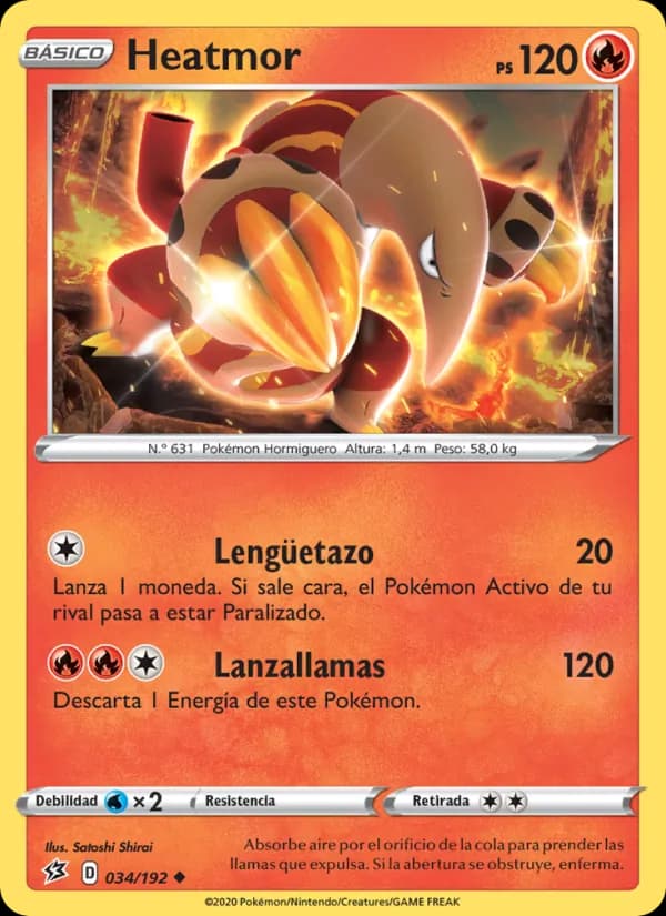 Heatmor card in Spanish