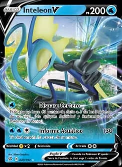 Inteleon V card in Spanish