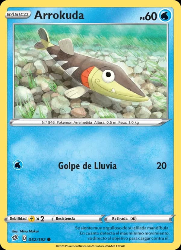 Arrokuda card in Spanish