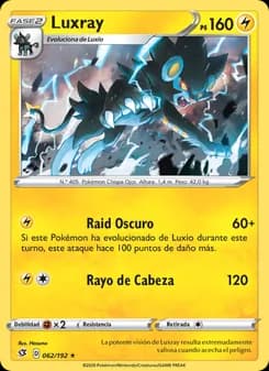 Luxray card in Spanish