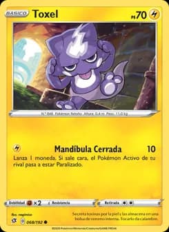 Toxel card in Spanish