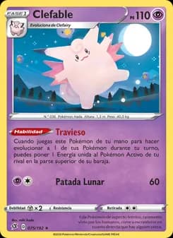 Clefable card in Spanish