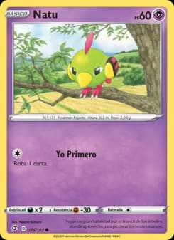 Natu card in Spanish