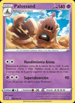 Palossand card in Spanish