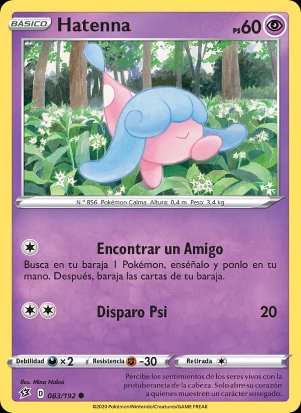 Hatenna card in Spanish