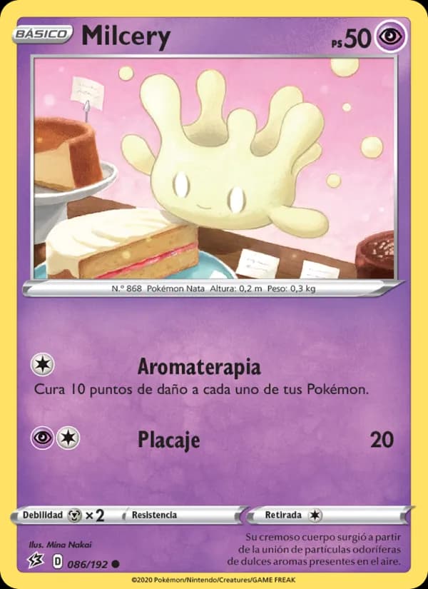 Milcery card in Spanish