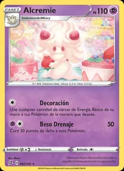 Alcremie card in Spanish