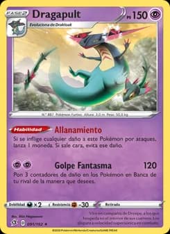 Dragapult card in Spanish