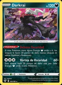 Darkrai card in Spanish