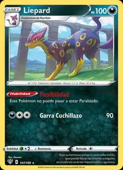 Liepard card in Spanish