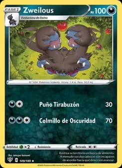 Zweilous card in Spanish