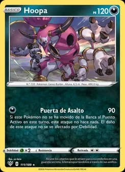 Hoopa card in Spanish