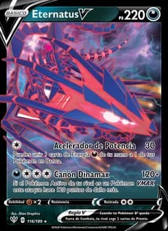 Eternatus V card in Spanish