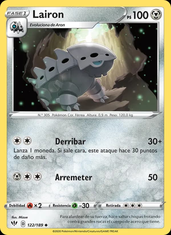Lairon card in Spanish