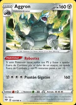 Aggron card in Spanish