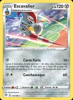 Escavalier card in Spanish