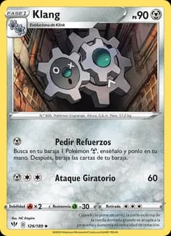 Klang card in Spanish