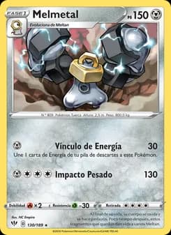 Melmetal card in Spanish