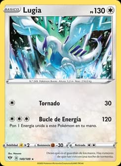 Lugia card in Spanish