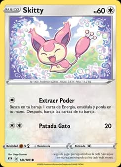 Skitty card in Spanish