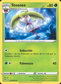 Steenee card in Spanish