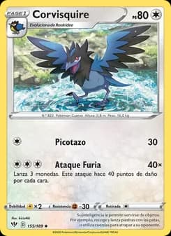 Corvisquire card in Spanish