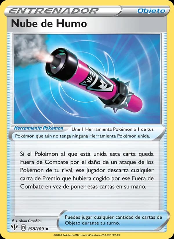Nube de Humo card in Spanish