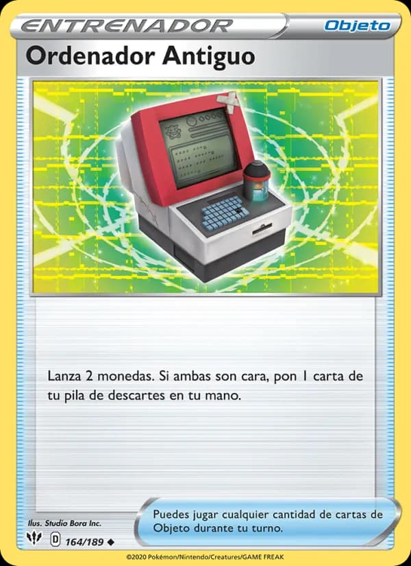 Ordenador Antiguo card in Spanish