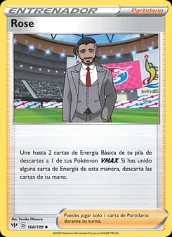Rose card in Spanish