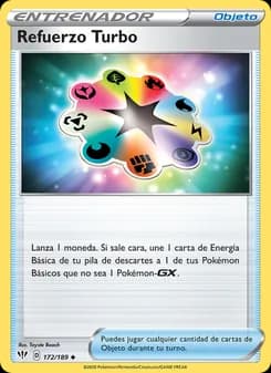 Refuerzo Turbo card in Spanish