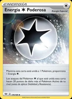 Energía Colorless Poderosa card in Spanish