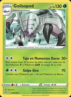 Golisopod card in Spanish