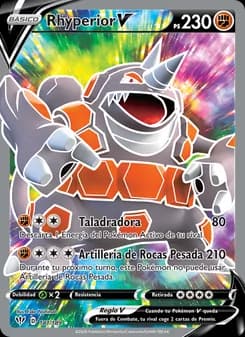 Rhyperior V card in Spanish