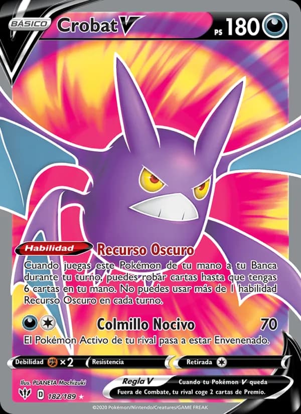 Crobat V card in Spanish