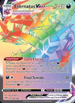 Eternatus VMAX card in Spanish