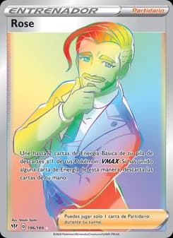 Rose card in Spanish