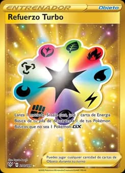 Refuerzo Turbo card in Spanish