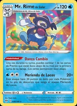 Mr. Rime de Galar card in Spanish