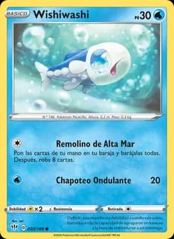 Wishiwashi card in Spanish